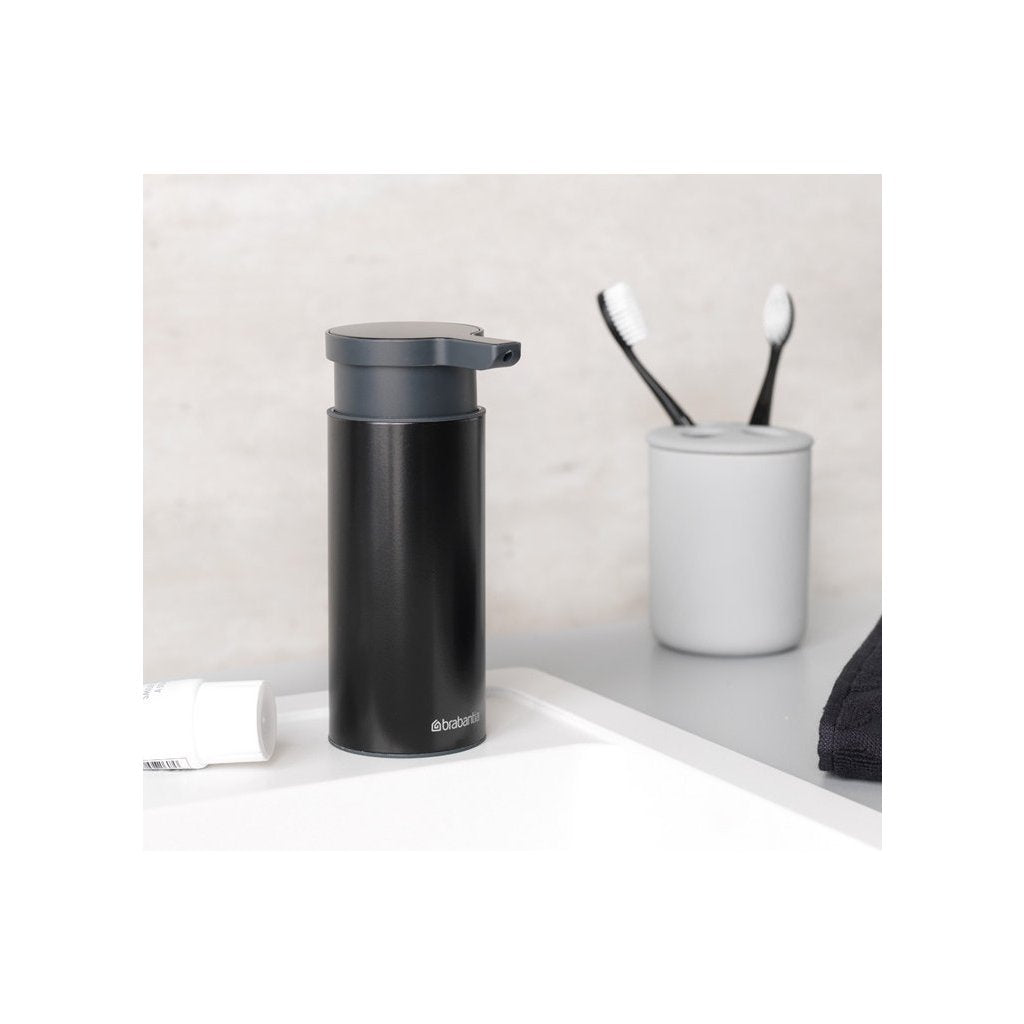 Brabantia Dispenser för flytande tvål 200 ml, mattsvart
