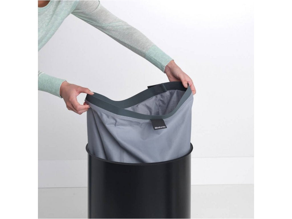 Brabantia Tvätttunna 60 l, med korklock, svart