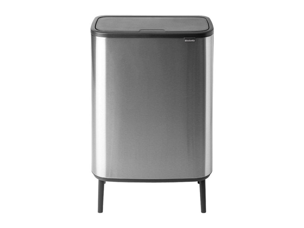 Brabantia Soptunna med trycklock BO HI 60 l, matt stål
