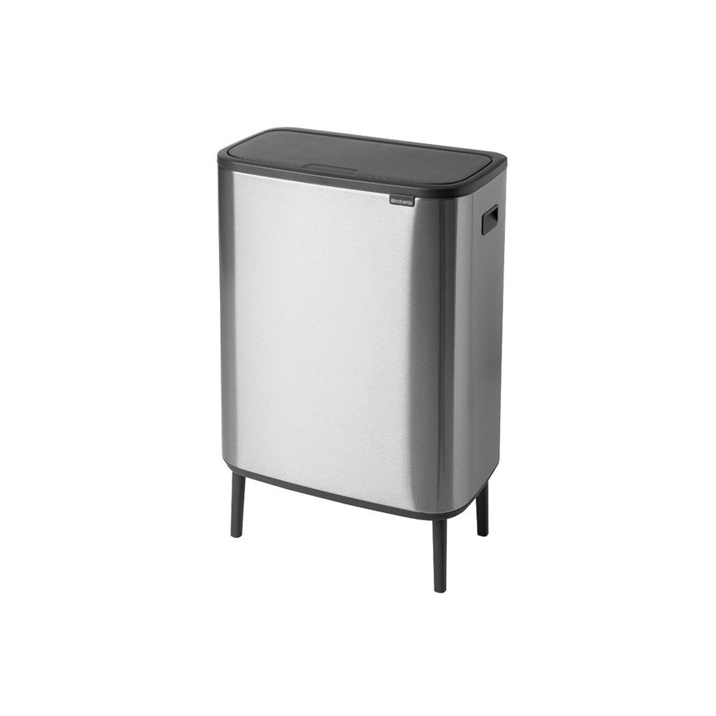 Brabantia Soptunna med trycklock BO HI 60 l, matt stål