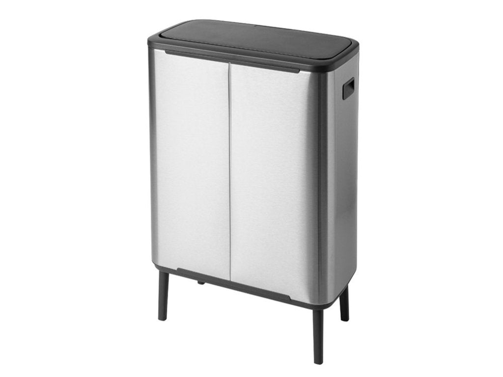 Brabantia Soptunna med trycklock BO HI 60 l, matt stål