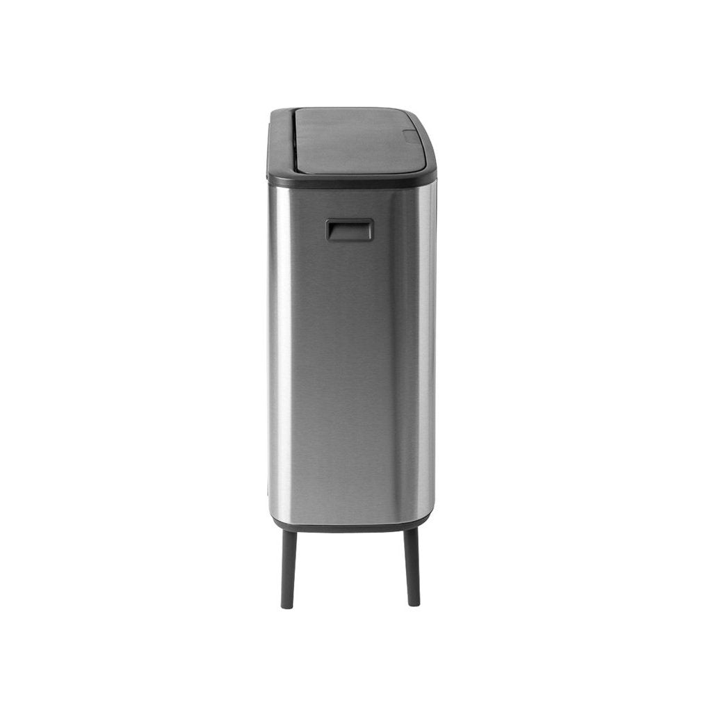 Brabantia Soptunna med trycklock BO HI 60 l, matt stål