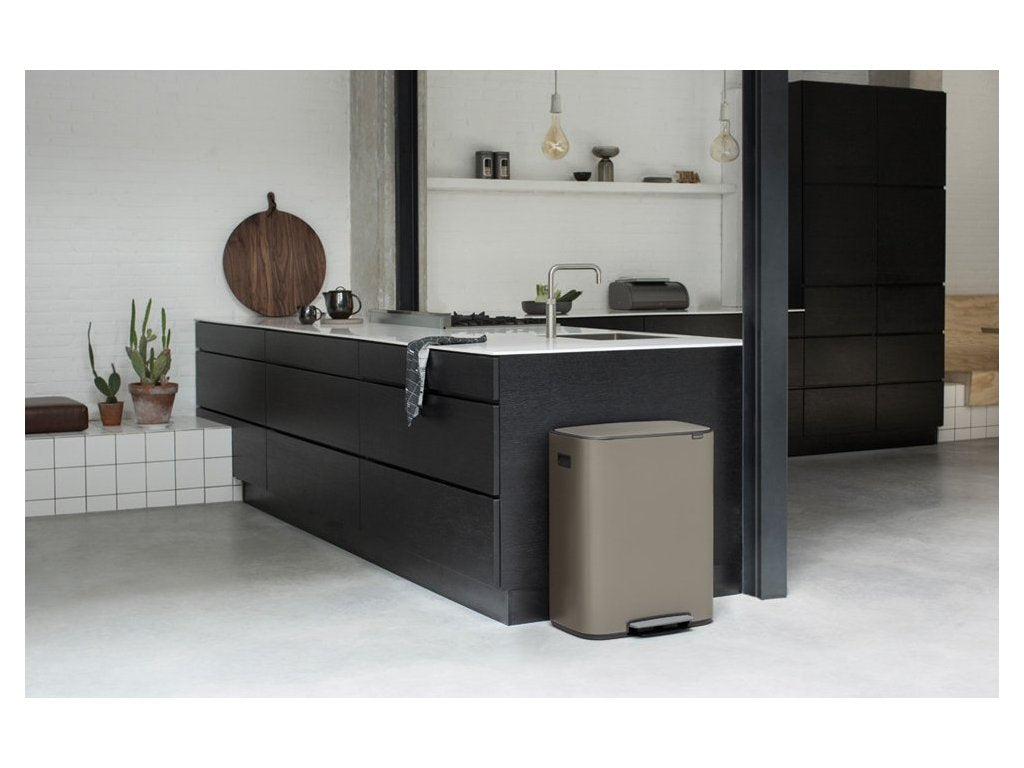 Brabantia Pedalhink BO 2 x 30 l, platina