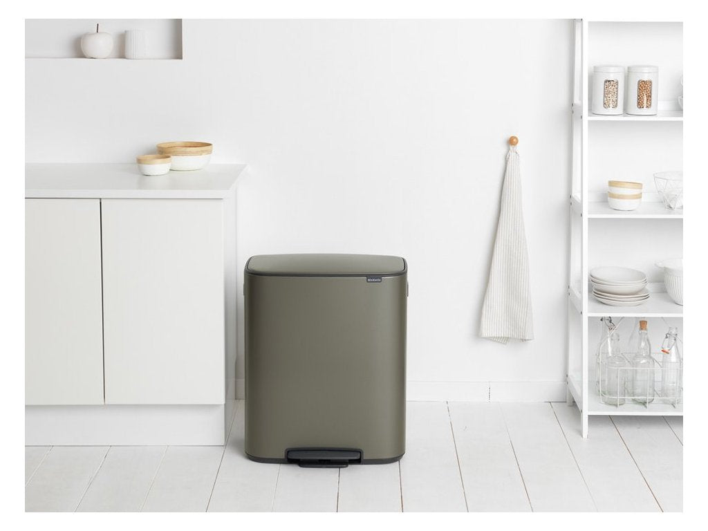 Brabantia Pedalhink BO 2 x 30 l, platina