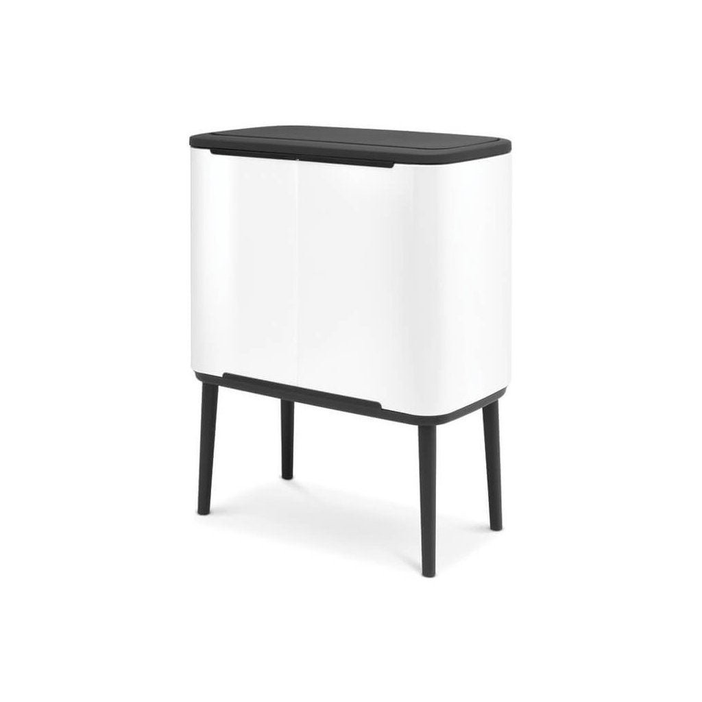 Brabantia Soptunna med trycklock BO 36 l, vit