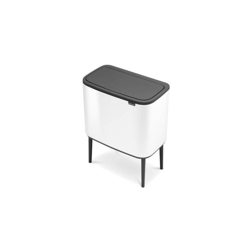 Brabantia Soptunna med trycklock BO 36 l, vit
