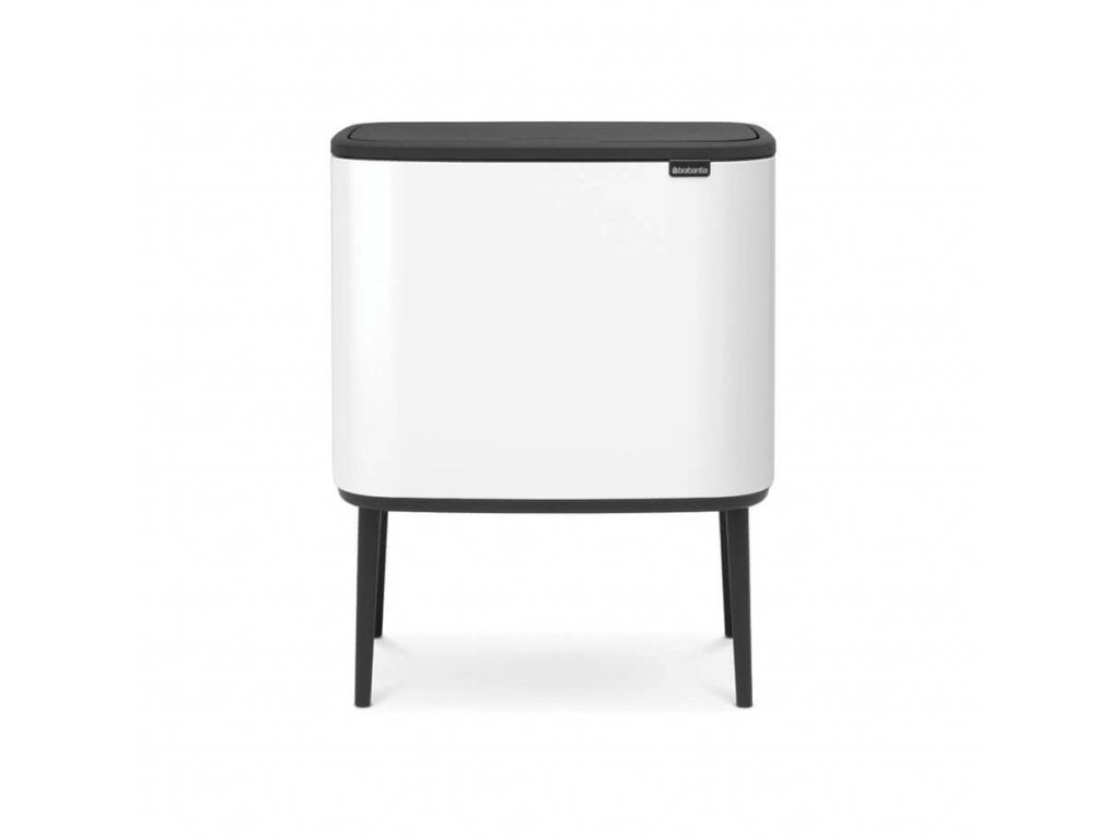 Brabantia Soptunna med trycklock BO 36 l, vit