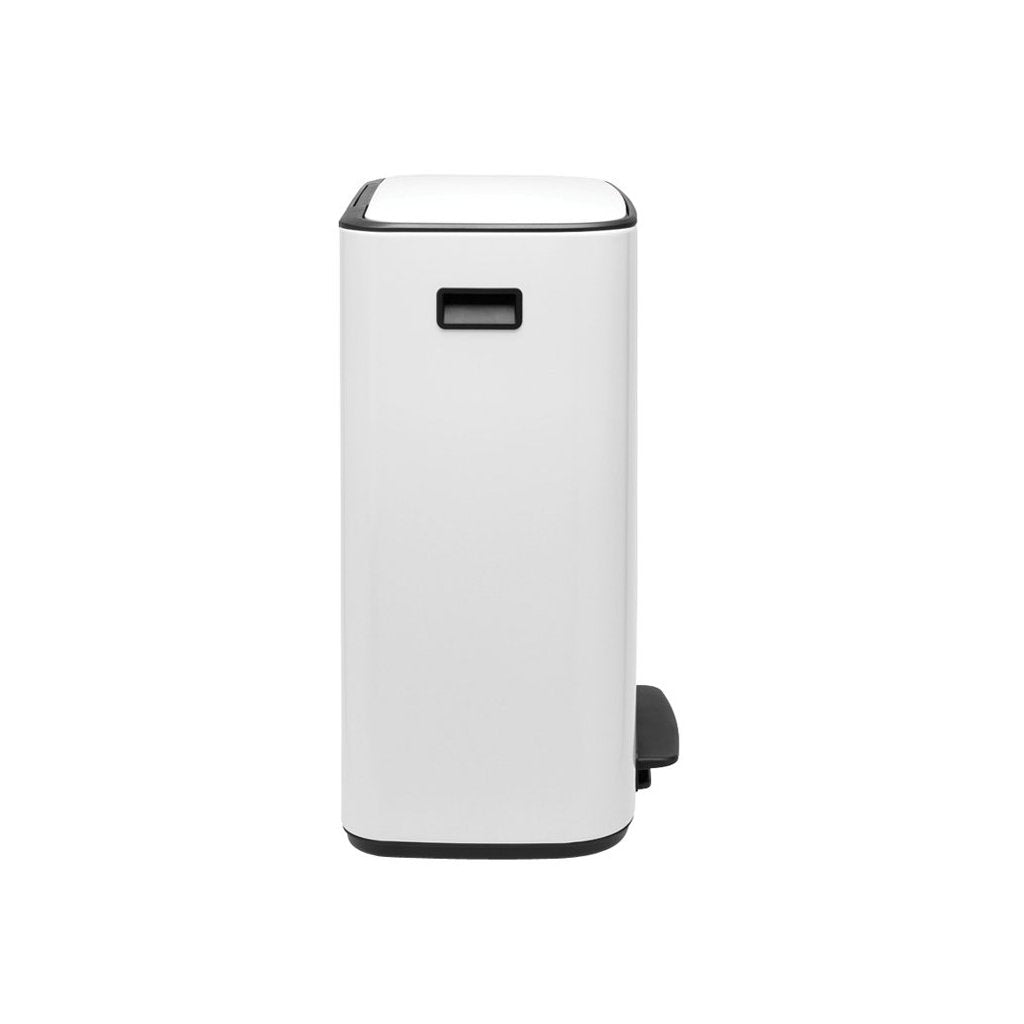 Brabantia Pedal-soptunna BO 2 x 30 l, vit