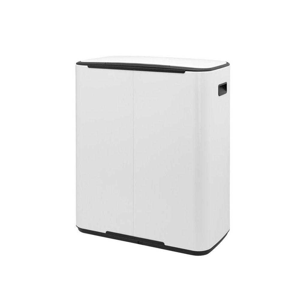 Brabantia Pedal-soptunna BO 2 x 30 l, vit