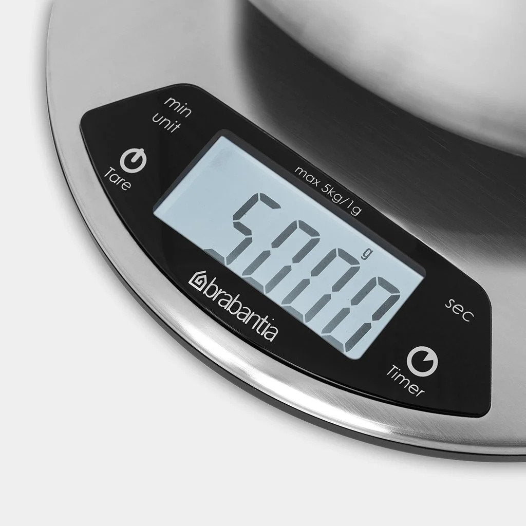 Brabantia Digital matvåg, rund