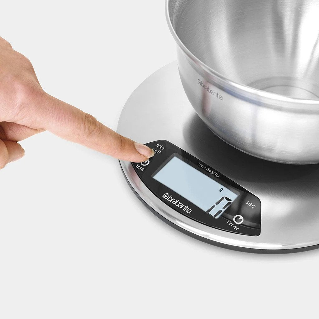 Brabantia Digital matvåg, rund