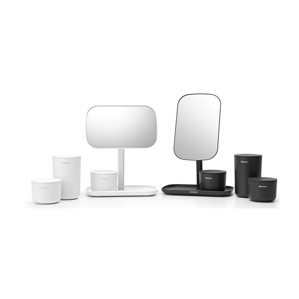 Brabantia Köksförvaringsburkar, set i 3 delar, vit