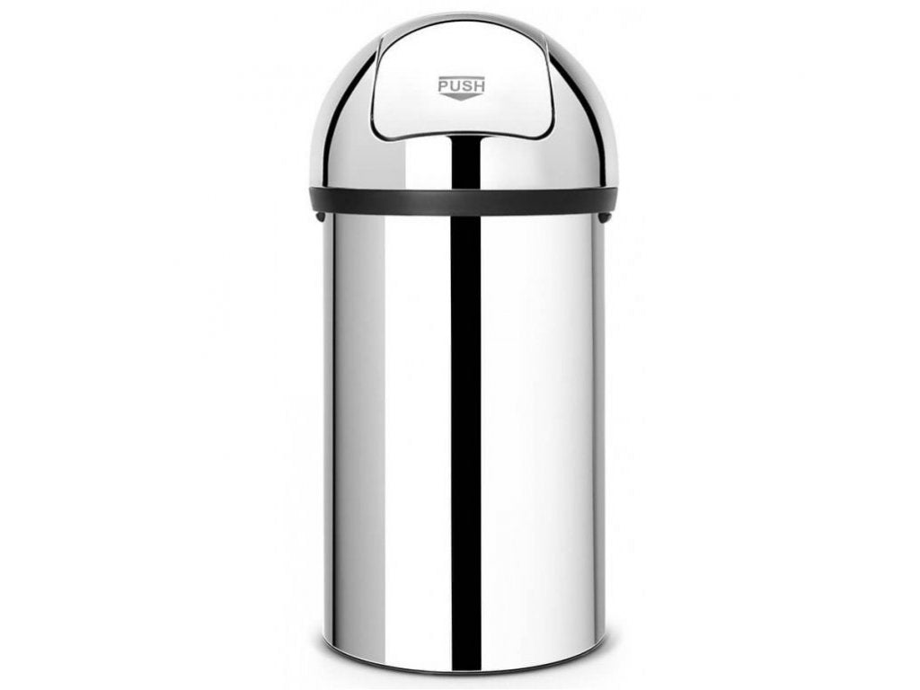 Brabantia Soptunna PUSH BIN 60 l, blankt stål