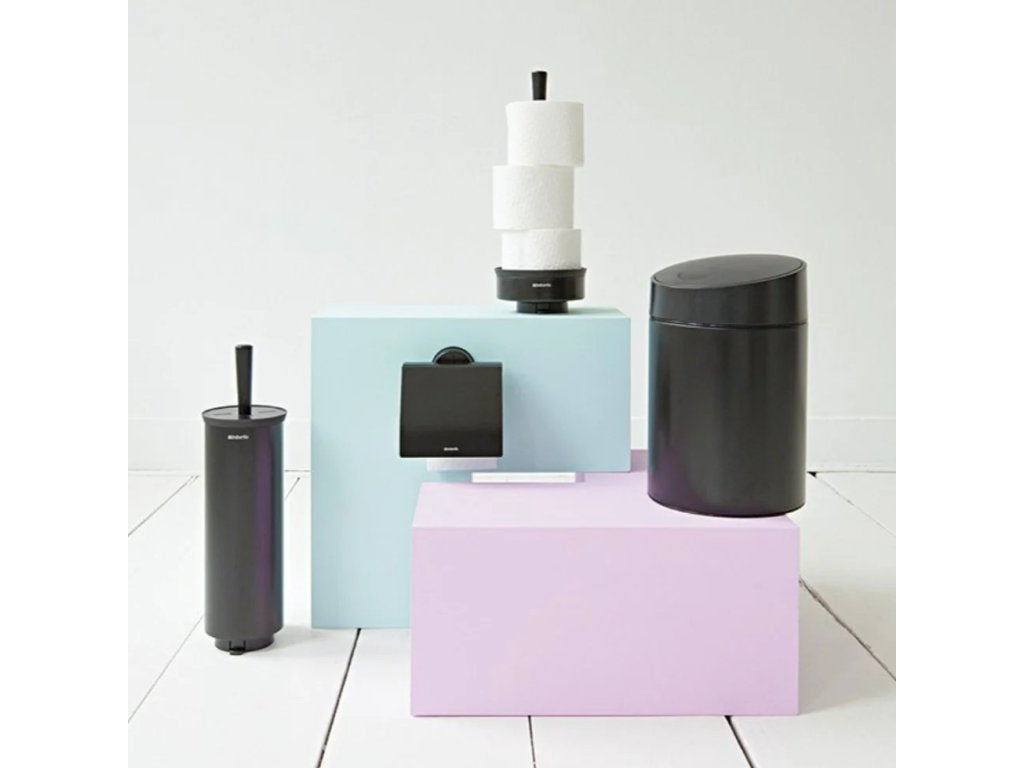 Brabantia Toalettborsthållare, svart