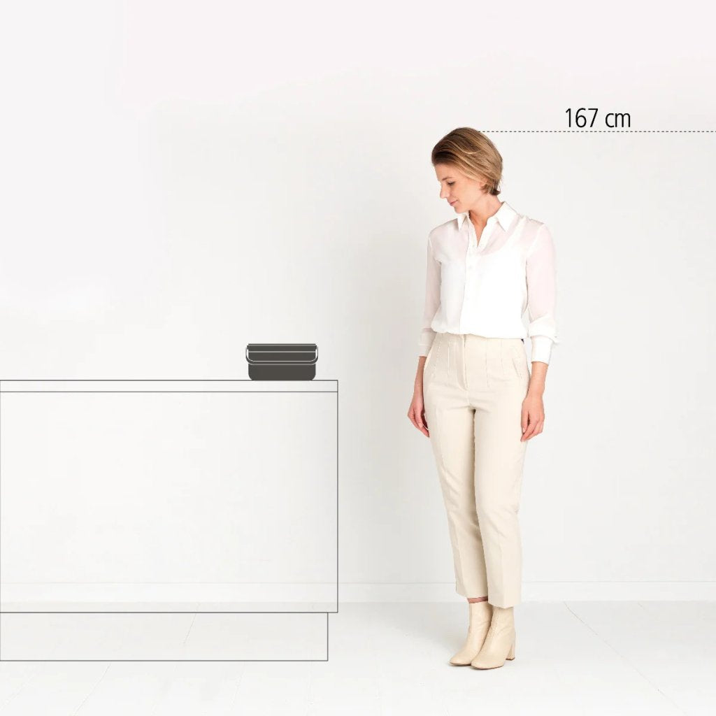Brabantia Matavfallskärl 1,8 l, grå