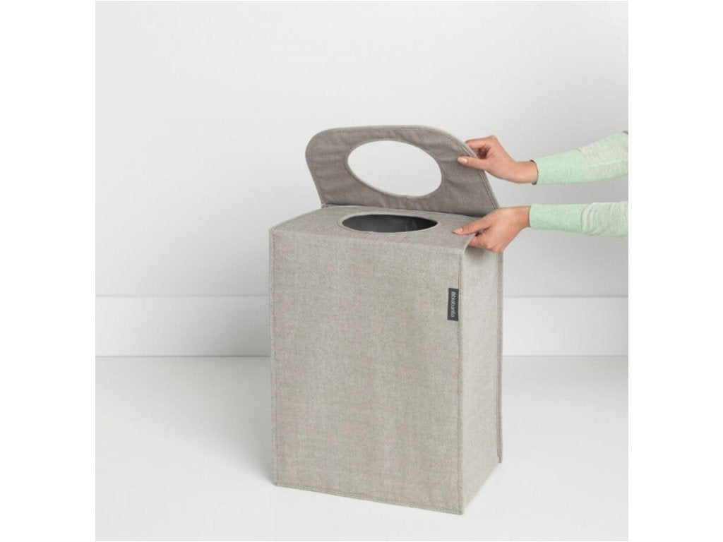 Brabantia Tvättkorg 55 l, ljusgrå