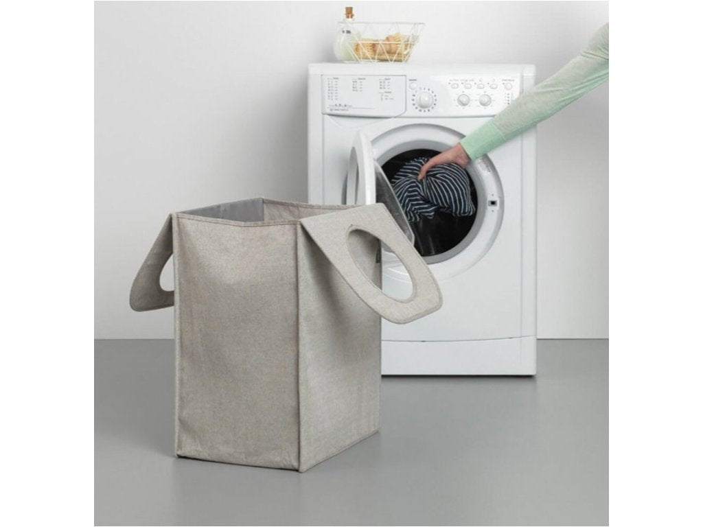 Brabantia Tvättkorg 55 l, ljusgrå