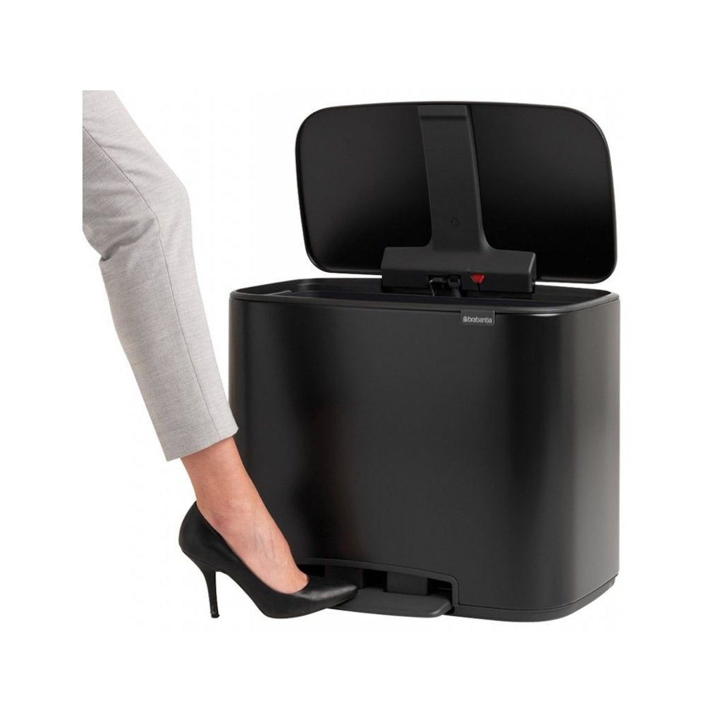 Brabantia Pedal-soptunna BO 36 l, mattsvart
