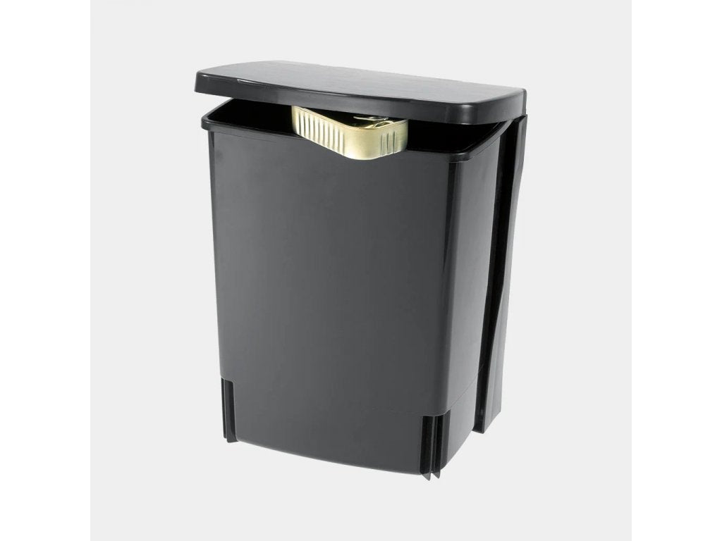 Brabantia Inbyggd soptunna 10 l, svart