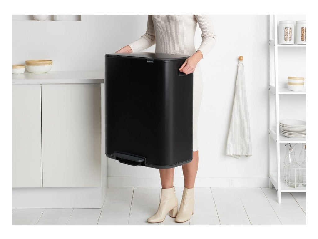 Brabantia Pedalhink BO 2 x 30 l, svart