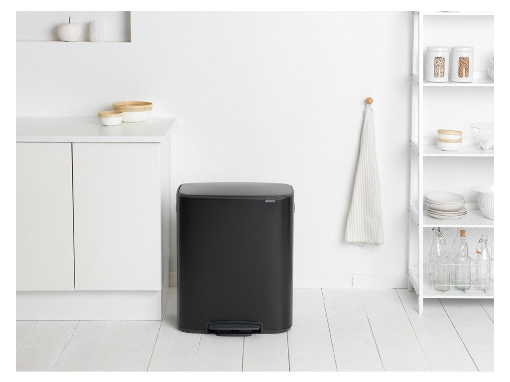 Brabantia Pedalhink BO 2 x 30 l, svart
