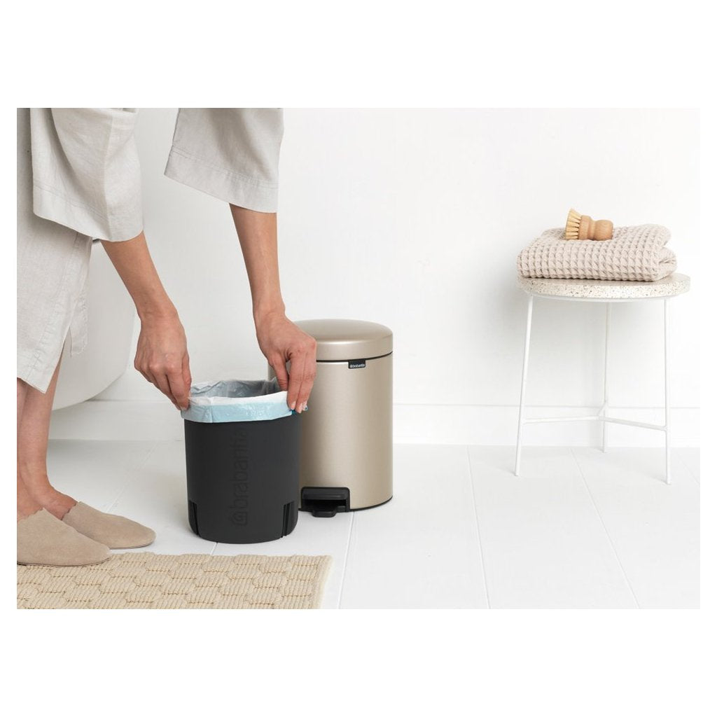 Brabantia Pedalhink NEWICON 5 l, champagne