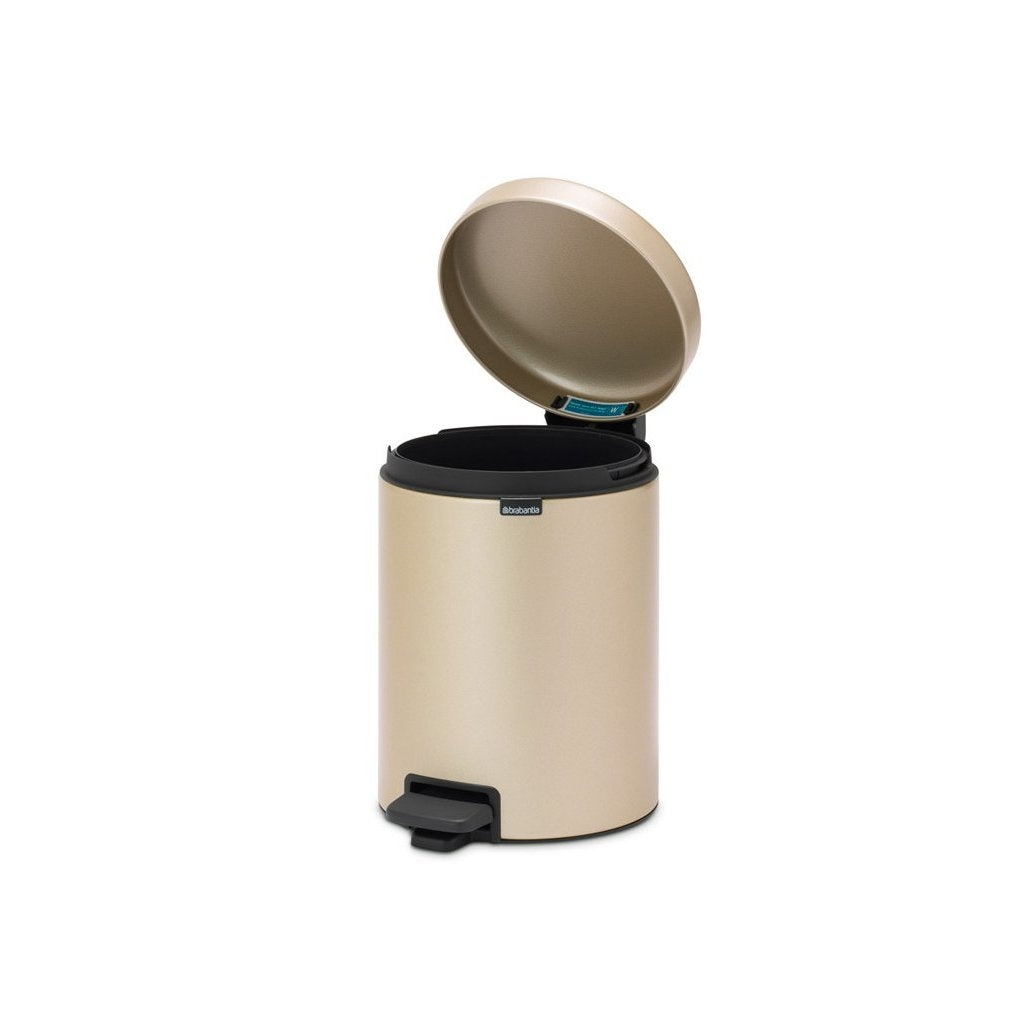 Brabantia Pedalhink NEWICON 5 l, champagne
