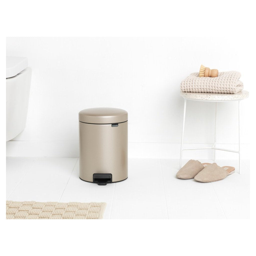 Brabantia Pedalhink NEWICON 5 l, champagne