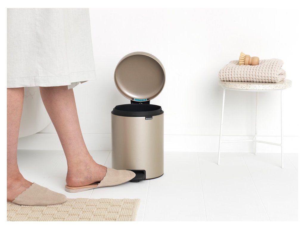Brabantia Pedalhink NEWICON 5 l, champagne