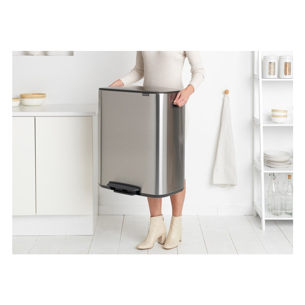 Brabantia Pedalhink BO 60 l, matt stål