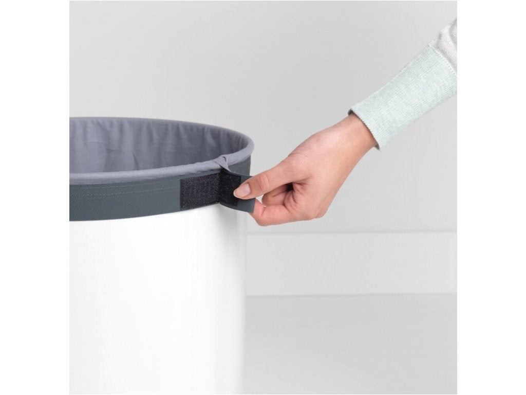Brabantia Tvätttunna 60 l, med korklock, vit
