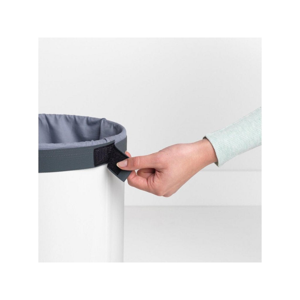 Brabantia Tvätttunna 35 l, med korklock, vit