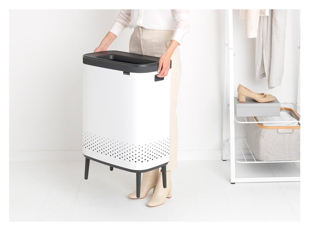 Brabantia Tvätttunna BO 2 x 45 l, vit