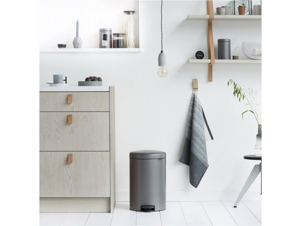 Brabantia Pedalhink NEWICON 20 l, platina