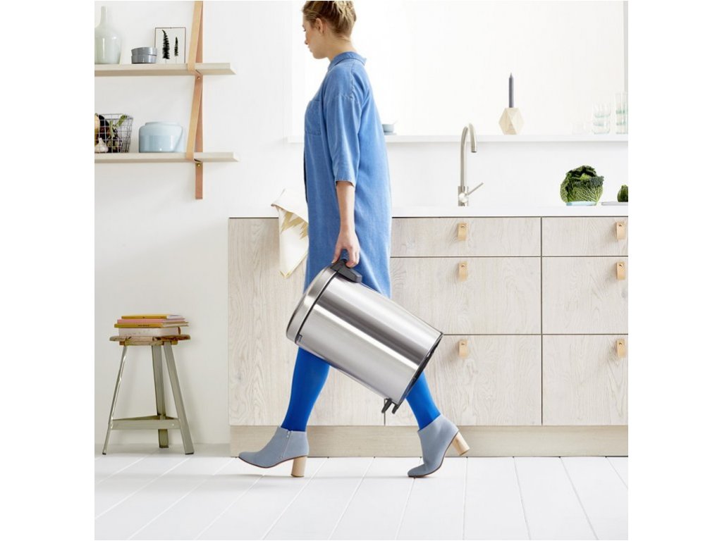 Brabantia Pedalhink NEWICON 20 l, matt stål