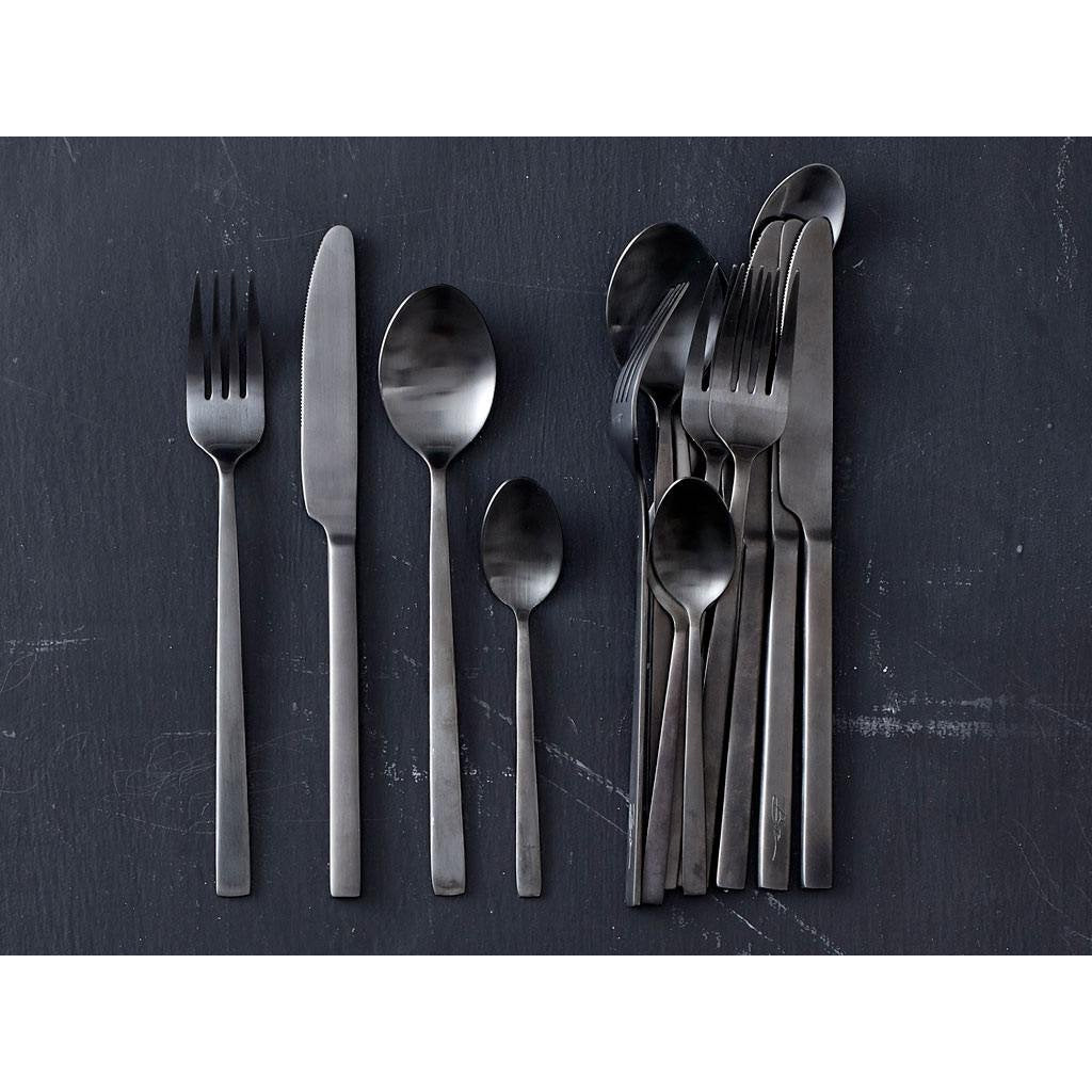 Bitz Matbestickset 16 st, svart