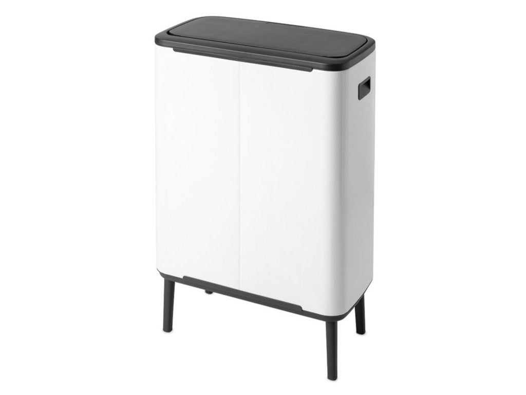Brabantia Soptunna med trycklock BO 60 l, vit