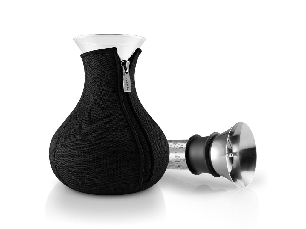 Eva Solo Tekanna tekanna 1 l, med isolerande lock, antracit, glas och stål