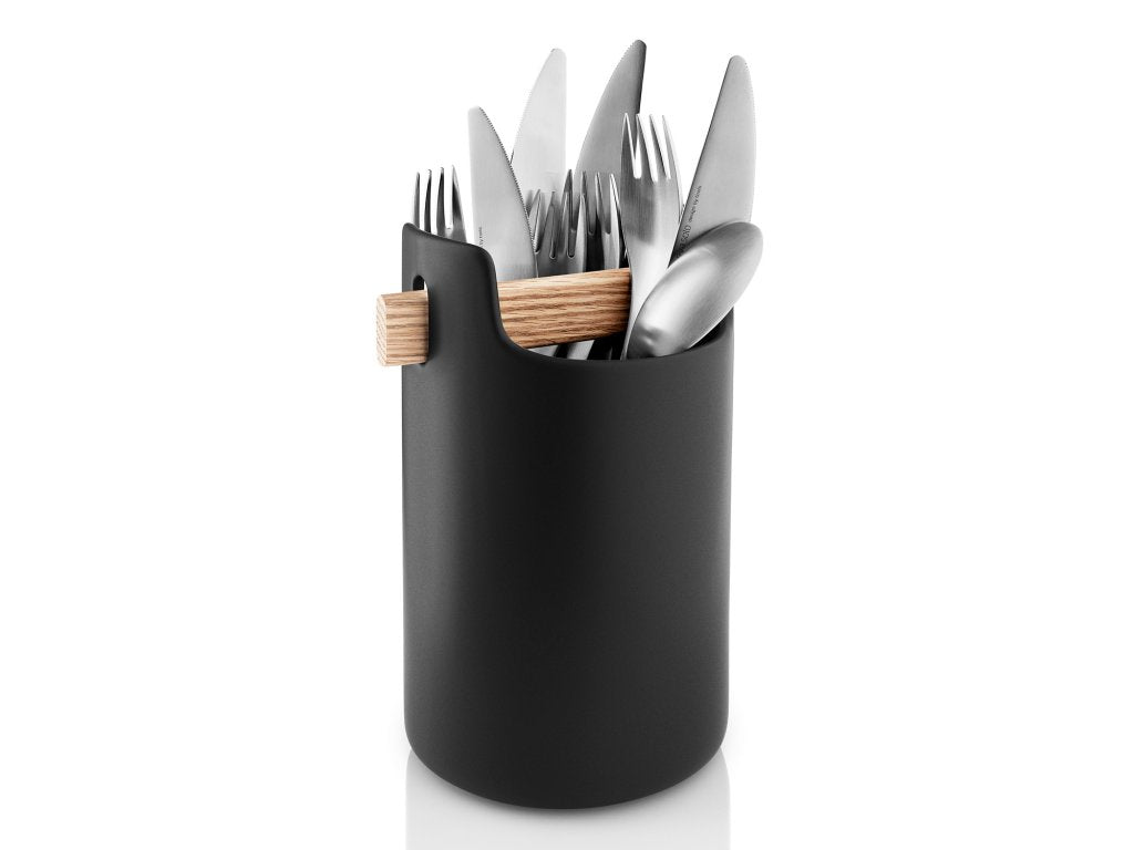 Eva Solo Redskapshållare 20 cm, med trähandtag, svart