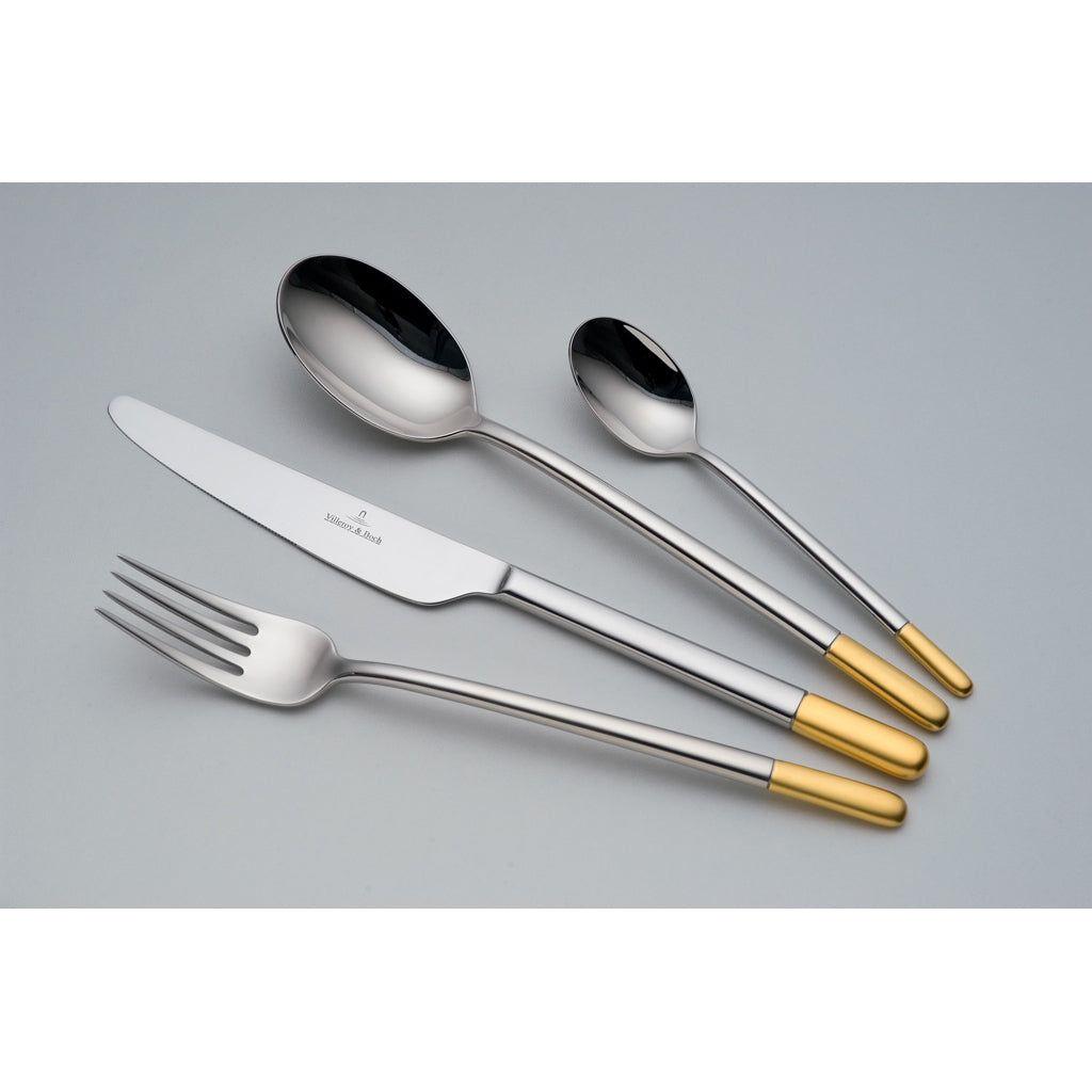 Villeroy & Boch Ella delvis guldpläterad Bestickset 113 delar lunch