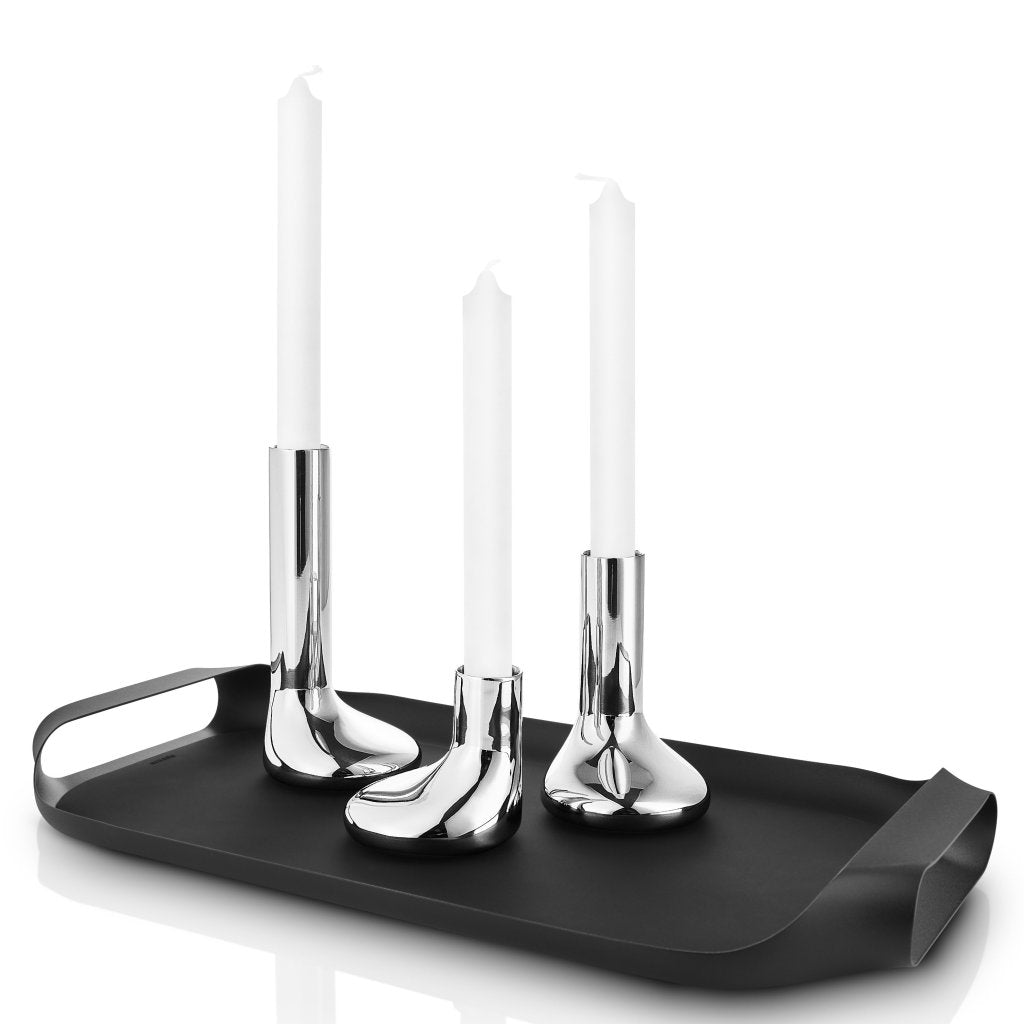 Eva Solo Servírovací podnos 43 x 25, svart, rostfritt stål