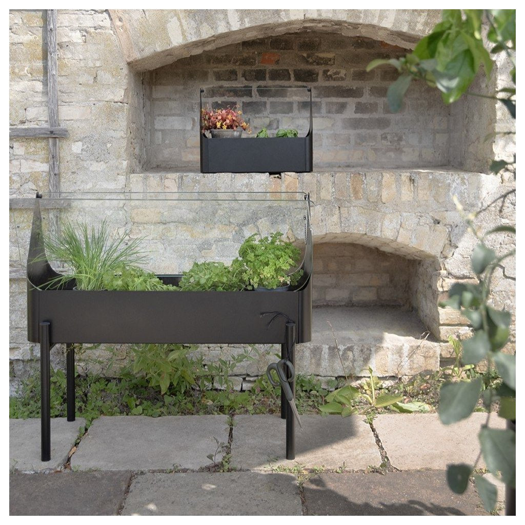 Eva Solo Ställ för blommor SIMPLY GROW 80 x 73 cm, svart, stål