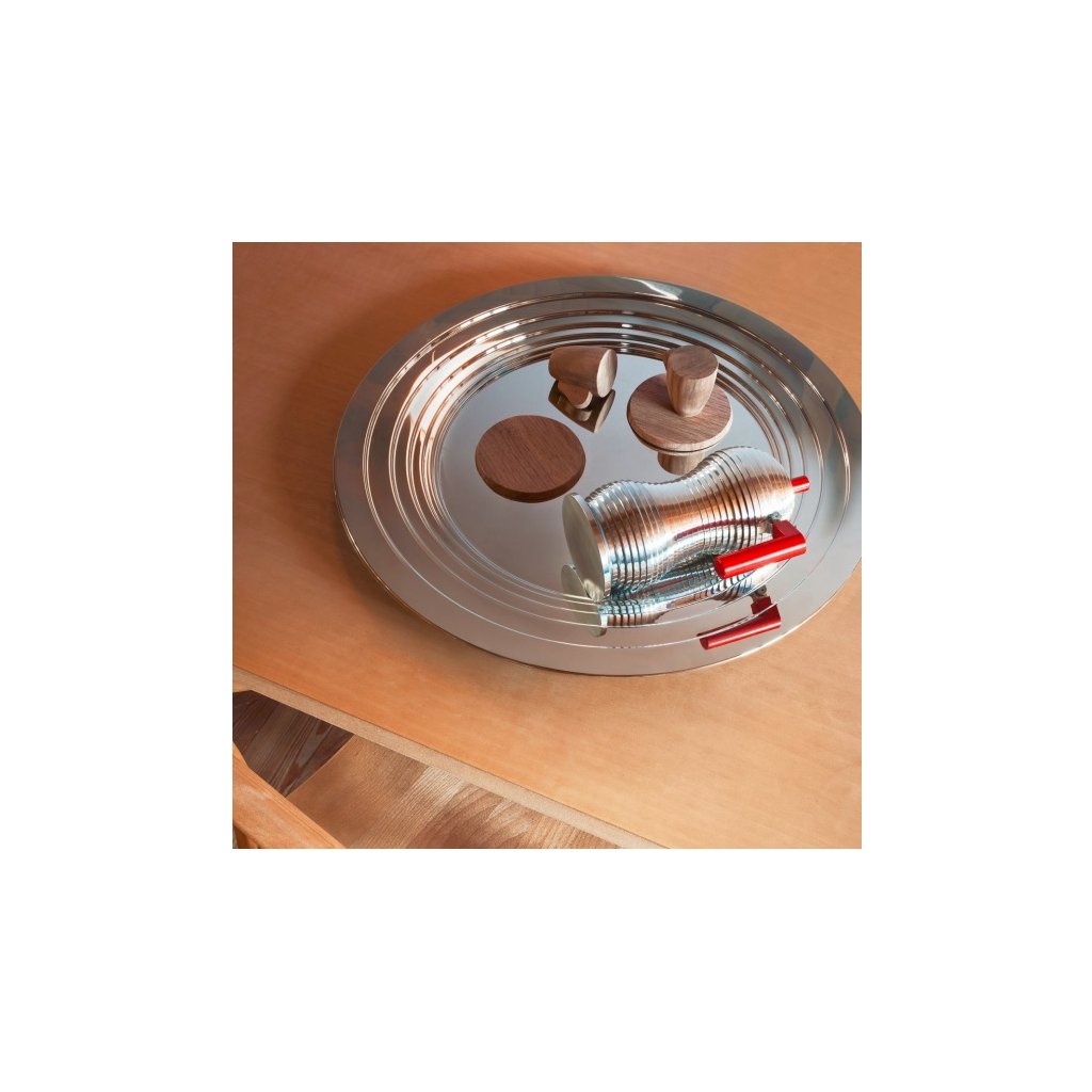 Alessi Espressobryggare för spishäll PULCINA 70 ml, svart handtag