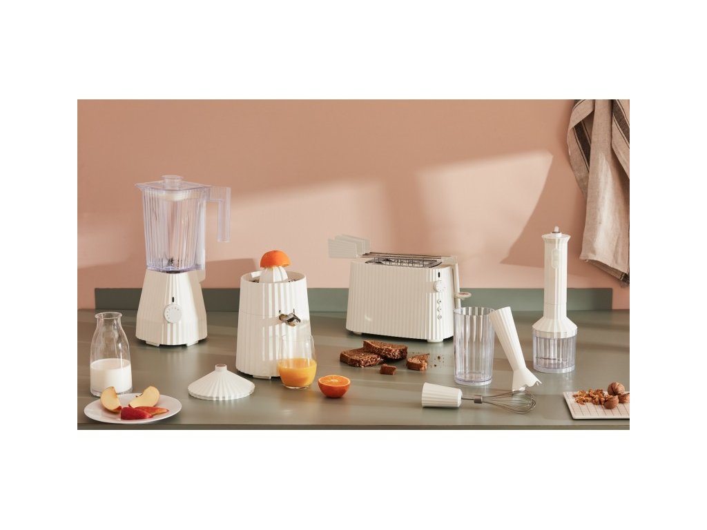 Alessi Elektrisk vattenkokare PLISSE 1 l, vit