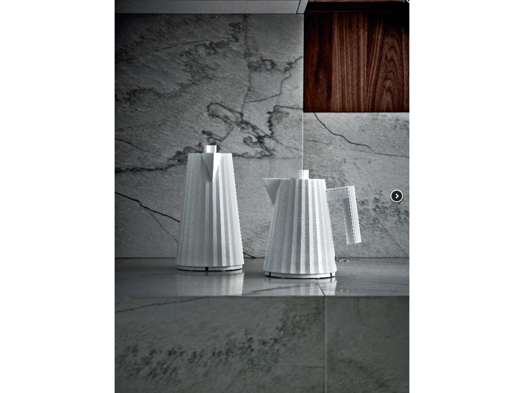 Alessi Elektrisk vattenkokare PLISSE 1 l, vit