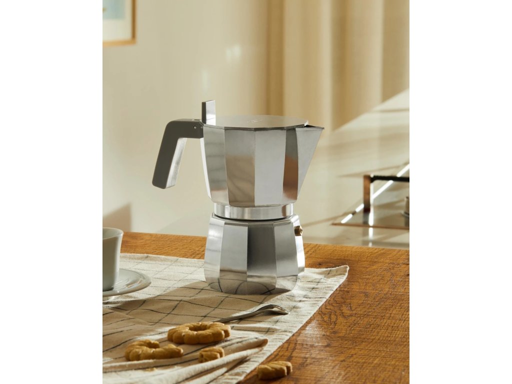 Alessi Espressobryggare för spishäll MOKA 450 ml, röd
