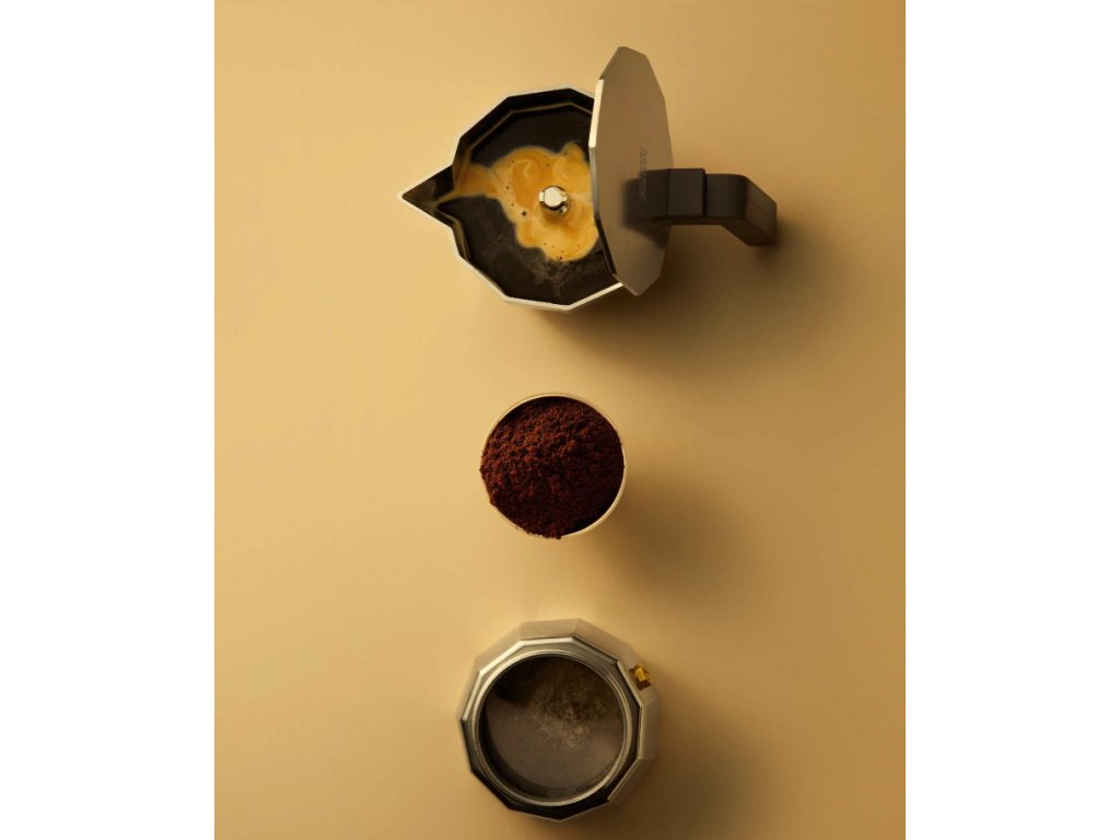 Alessi Espressobryggare för spishäll MOKA 450 ml, röd