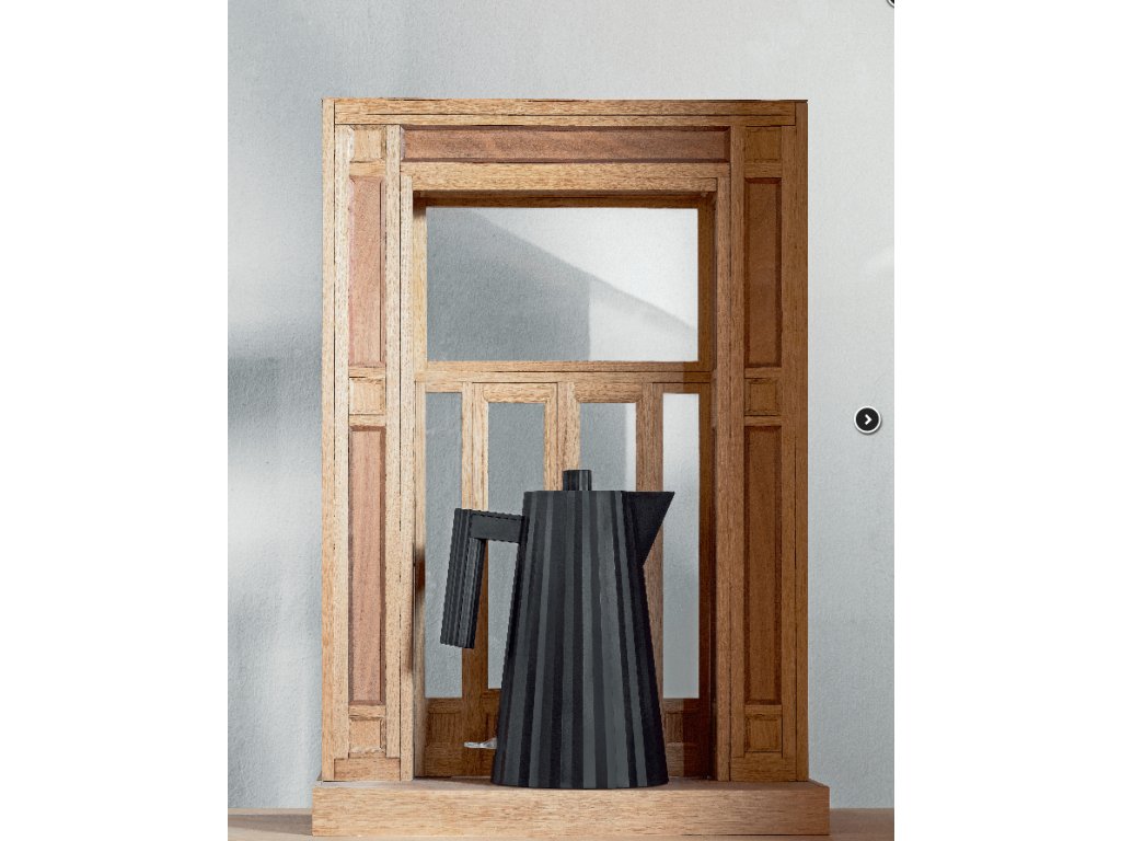 Alessi Elektrisk vattenkokare PLISSE 1,7 l, svart