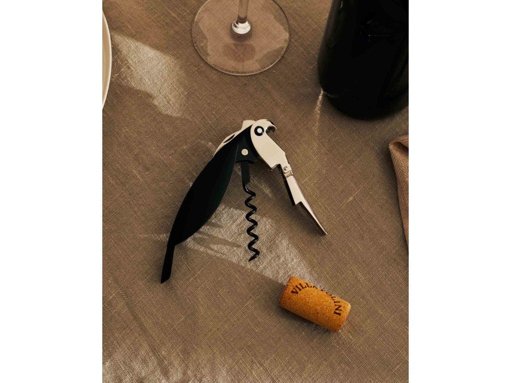 Alessi Parrot Korkskruv 13x3 cm Svart