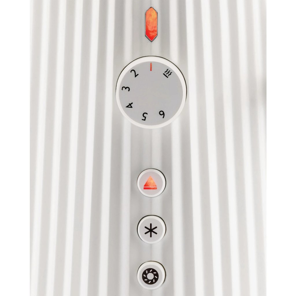 Alessi Plissé brödrost, grå 2 Skivor